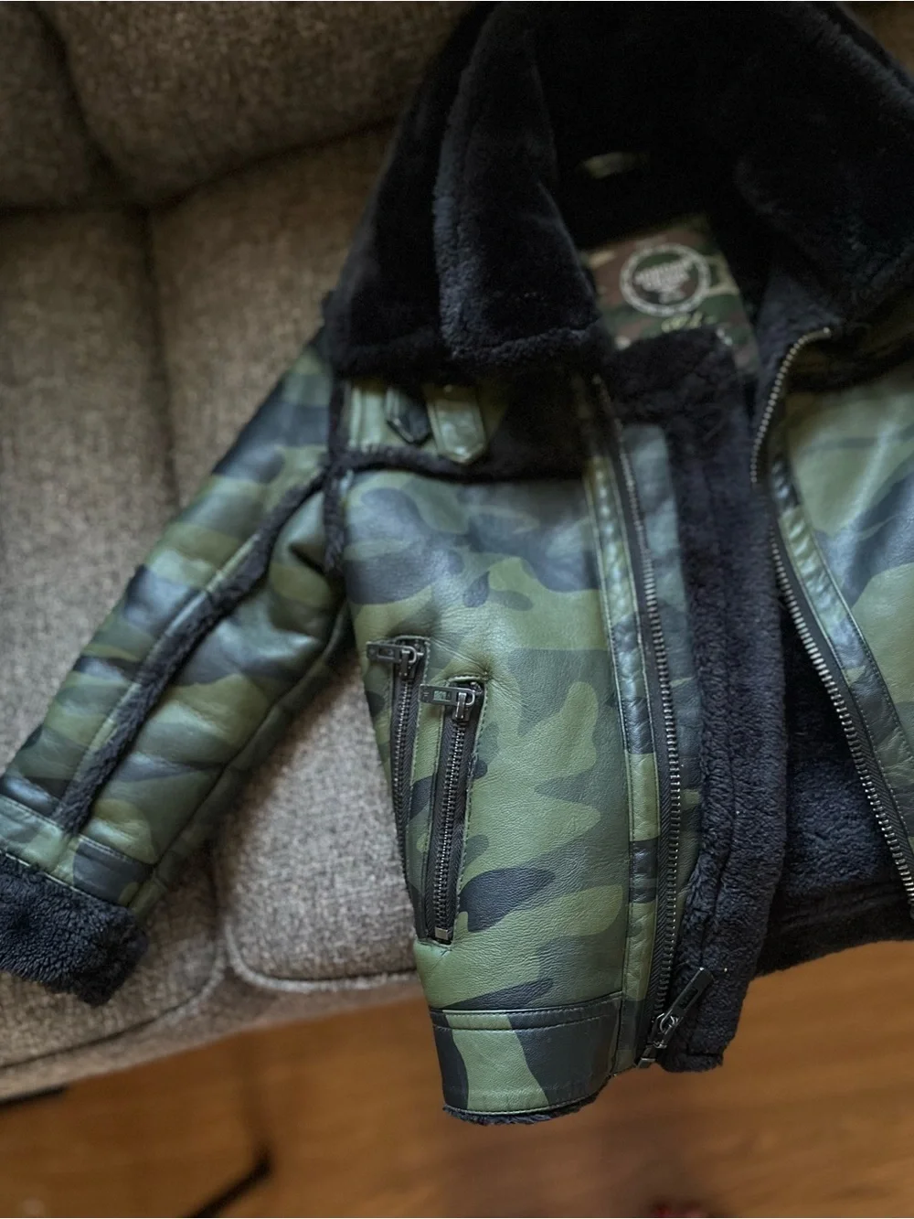 Jordon Craig “Legacy Edition” B-3 Aviator faux Shearling Street wear Bomber Coat
